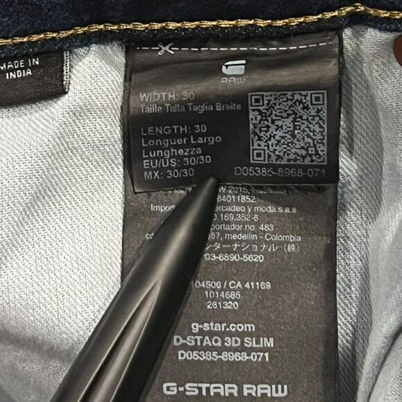 ★ G-Star Raw D-Staq 3D Slim Fit Men’s Blue Jeans ★ - Picture 7 of 9